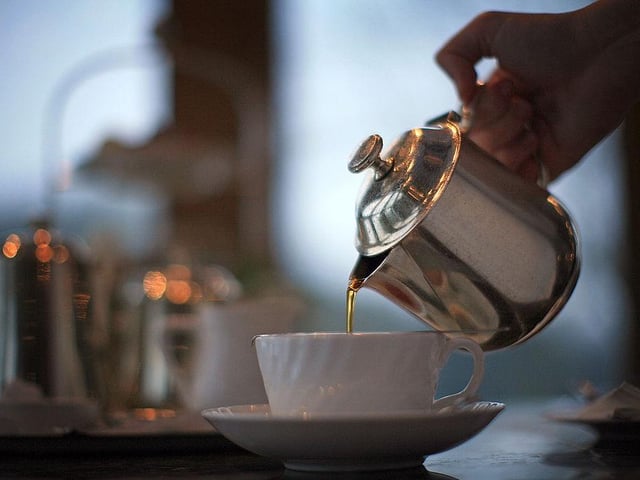 Enjoy a Mother's Weekend Afternoon Tea in the Ballroom at the Bishop's Gate Hotel. The Bishop's Gate Hotel asks that you book ahead of arrival. £35 per guest. (Photo by Christopher Furlong/Getty Images)