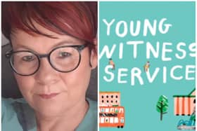 Kim Doherty who volunteers with NSPCC’s Young Witness Service.