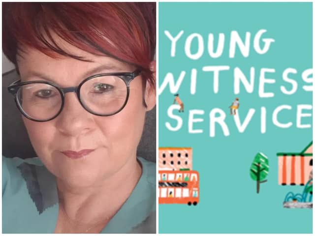 Kim Doherty who volunteers with NSPCC’s Young Witness Service.