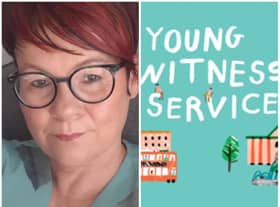Kim Doherty who volunteers with NSPCC’s Young Witness Service.