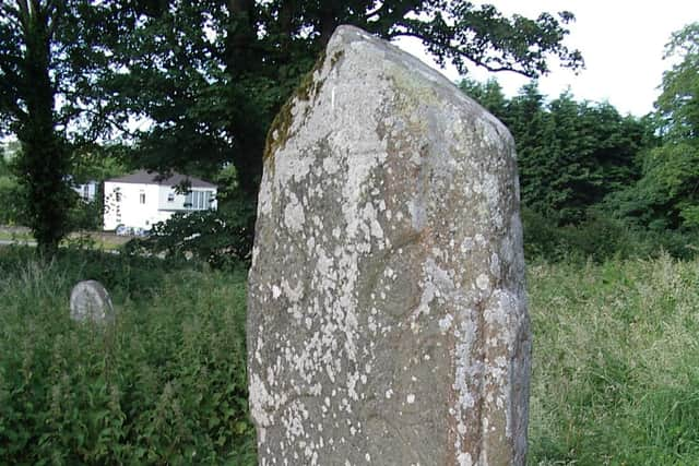 The ancient St Mura's cross.