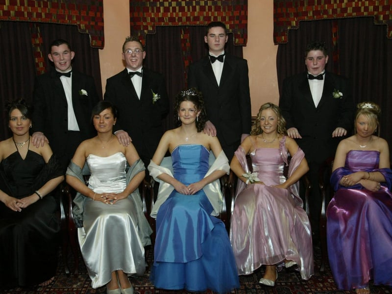 Seated are Marie Bradley, Maria Doiherty, Maria McLaughlin, Elaine King and Samantha Fullerton. Standing are Gary McLaughlin, David Hong, Damien Doherty and Daniel McEleney. (13101JB14)