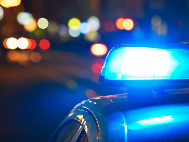 A female pedestrian was hit by a car in a suspected hit-and-run in Derry on Friday.