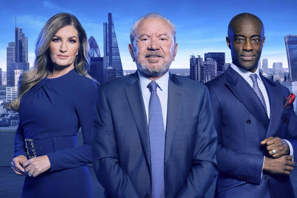 The Apprentice: Baroness Karren Brady, Lord Alan Sugar, Tim Campbell: Picture: Naked, Ray Burmiston