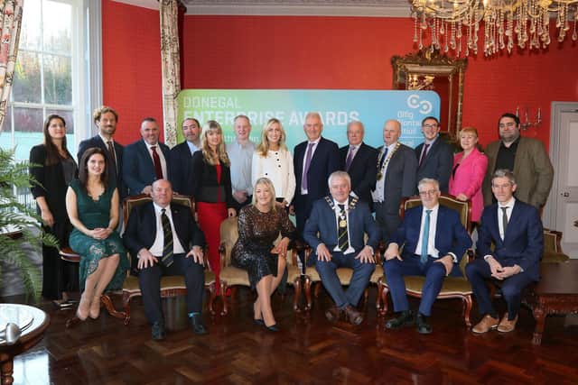Awardees and special guests. Picture: Declan Doherty