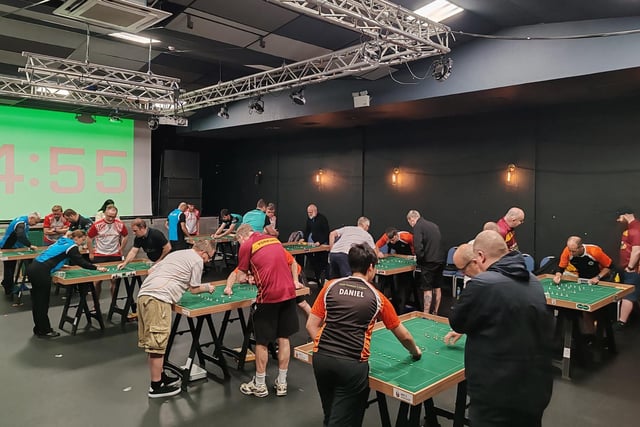 Subbuteo enthusiasts from Ireland, England, Scotland, Wales, France and Austria took part in the Federation International of Sports Table Football (FISTF) Subbuteo Irish Open
