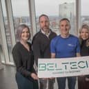 Photo Caption: (L-R): Catherine McCourt, Director, Head of Automation & Workflow Engineering, Aflac Northern Ireland; Stephen McKeown, Vice President & Managing Director, Allstate; Fergal Downey, Executive Officer, VP of Engineering, Rakuten Blockchain Lab; Síona O’Reilly, Solution Architect, Kainos; Colleen Murray, Director of Marketing, Options IT