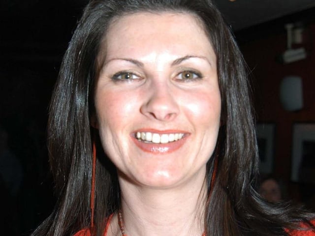 Angela out partying with friends.