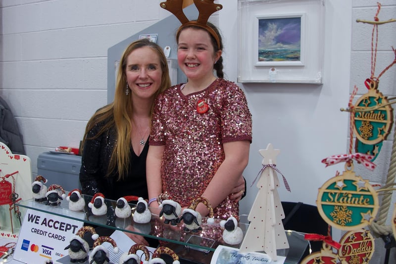 Elaine and Katie McBride at the St. Mary's College Christmas Fair