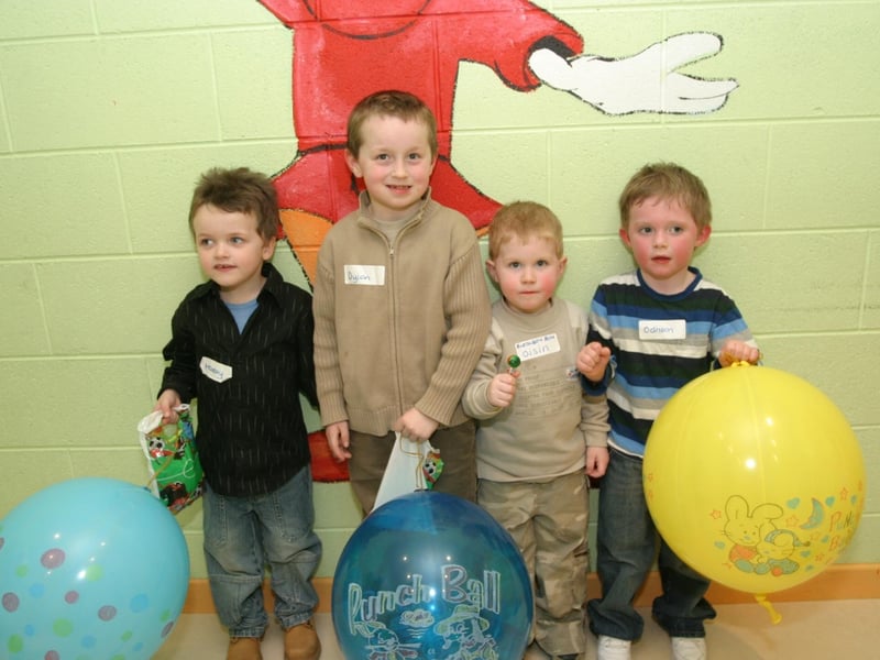 Oisin McGuinness party pics from 20 years ago.