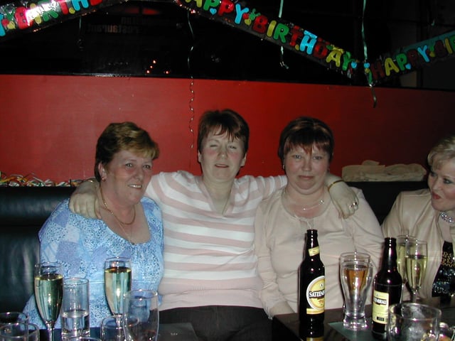 Mary Brennan pictured celebrating her 40th birthday with friends