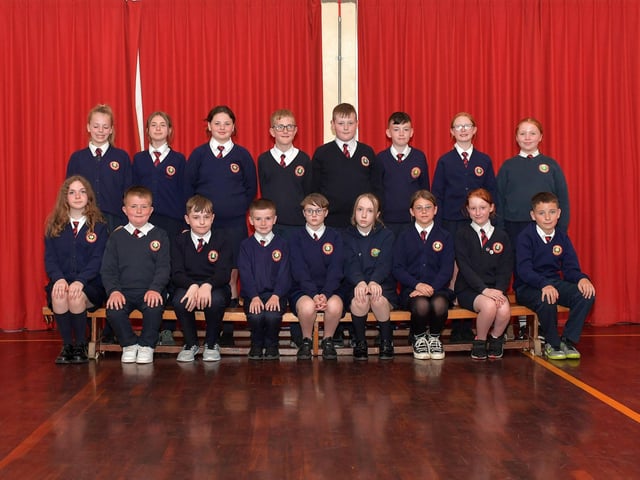 Miss McBrearty’s P7 leavers class at Holy Child Primary School. DER2321GS – 36