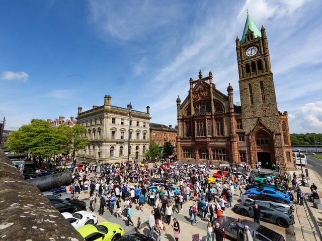 Mayor’s Supercar Saturday in aid of First Housing and Support Service.


A packed Guildhall Square during the event.


©Lorcan Doherty