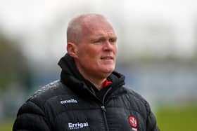 Derry minor football manager Damian McErlain. Photo: George Sweeney. DER2316GS – 51