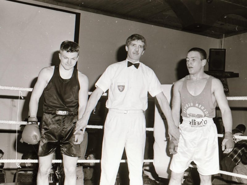 Fairview boxing tournament in the Delacroix back in February 1995.