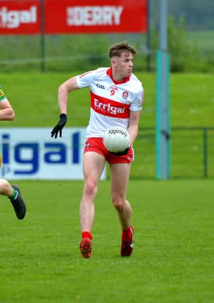 Ruairi Forbes will be a key player for Hugh McGrath's Under 20s in Newry this week. (Photo: George Sweeney)