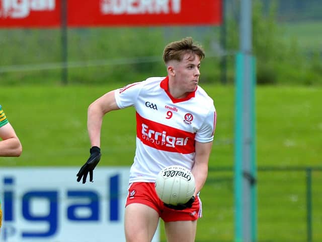 Ruairi Forbes will be a key player for Hugh McGrath's Under 20s in Newry this week. (Photo: George Sweeney)