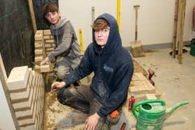 Ben Simms and Shea Morton, pictured at the North West Regional College Apprentice event.