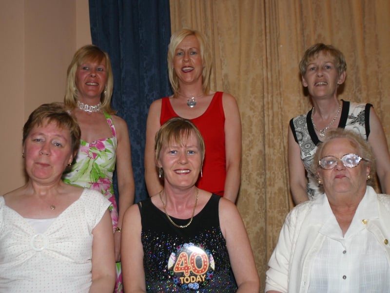 Lorraine Hamilton's 40th birthday back in 2004.