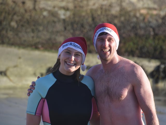Malin Head St Stephen's Day Swim in aid of Malin Head Community Association Ltd and Ronald McDonald House. Pictures: Malin Head Community on Facebook:Malin Head St Stephen's Day Swim