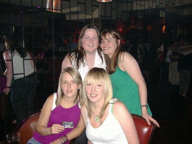 Derry people partying in pubs in the city in August 2005.