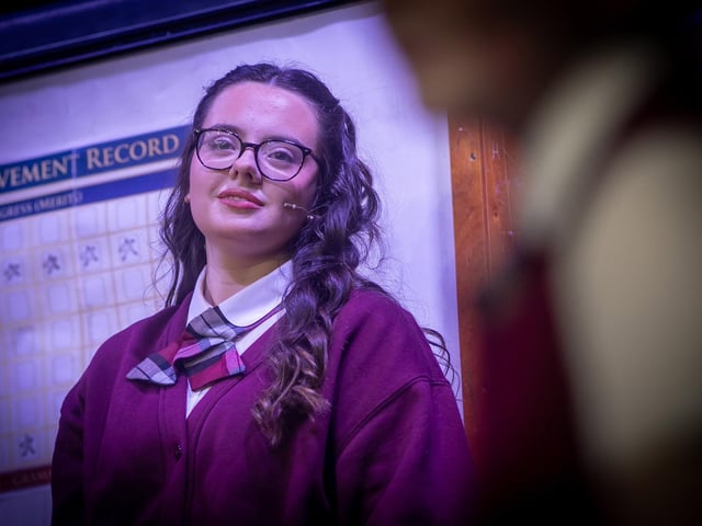 Katrina McGahey as Summer Hathaway on Thursday night.