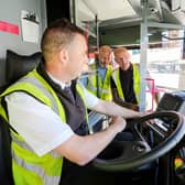 Derry will soon become one of the first cities in the UK and Ireland to operate a fully emissions-free urban bus service, as preparations ramp up for the introduction of the new zero emission Foyle Metro fleet. Photo: Lorcan Doherty.