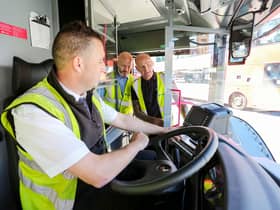 Derry will soon become one of the first cities in the UK and Ireland to operate a fully emissions-free urban bus service, as preparations ramp up for the introduction of the new zero emission Foyle Metro fleet. Photo: Lorcan Doherty.