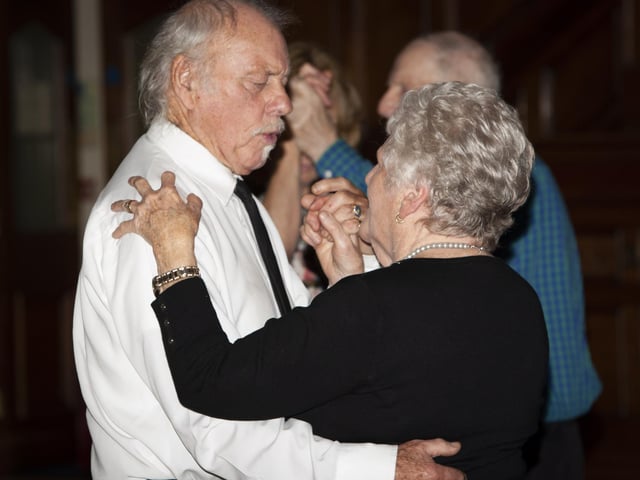 Mayor's Tea Dance in the Guildhall.