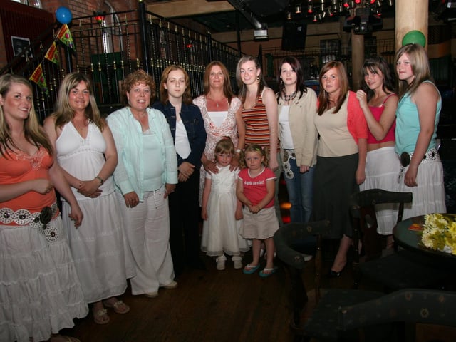 Parties and celebrations in Derry back in July 2005: Twins Peter and Paula.