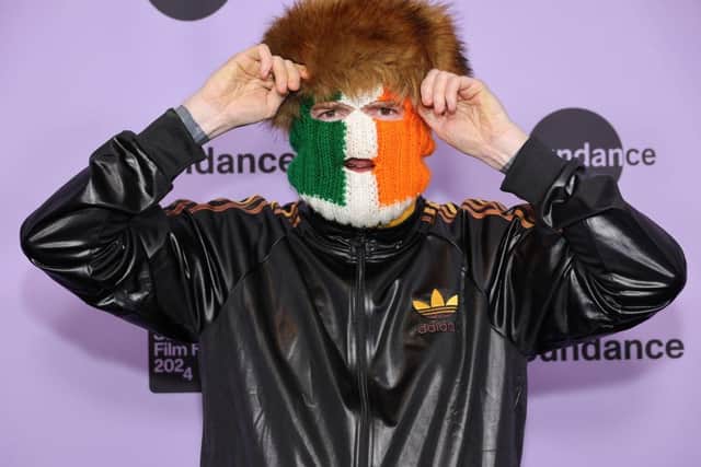 PARK CITY, UTAH - JANUARY 18: DJ Próvaí attends the "Kneecap" Premiere during the 2024 Sundance Film Festival at Prospector Square Theatre on January 18, 2024 in Park City, Utah. (Photo by Michael Loccisano/Getty Images)