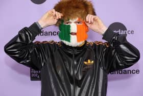 PARK CITY, UTAH - JANUARY 18: DJ Próvaí attends the "Kneecap" Premiere during the 2024 Sundance Film Festival at Prospector Square Theatre on January 18, 2024 in Park City, Utah. (Photo by Michael Loccisano/Getty Images)