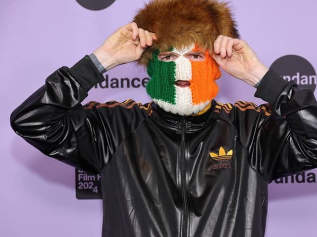 PARK CITY, UTAH - JANUARY 18: DJ Próvaí attends the "Kneecap" Premiere during the 2024 Sundance Film Festival at Prospector Square Theatre on January 18, 2024 in Park City, Utah. (Photo by Michael Loccisano/Getty Images)