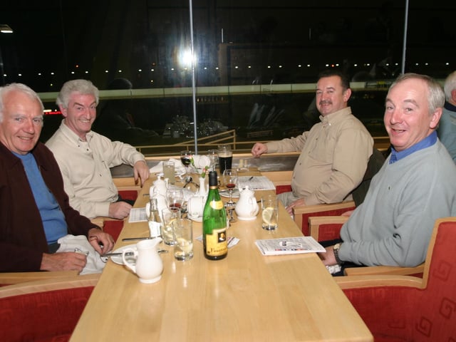 A night out at the Lifford Races in October 2003