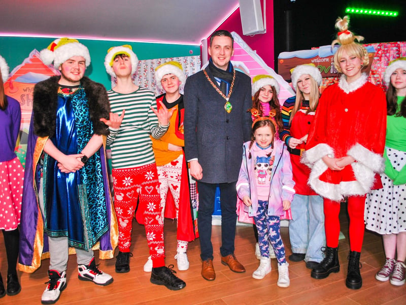 'Twas the week before Christmas' in Studio 2 in Derry with the Grinch, Santa, Mrs Claus, Cindy Lou Who, the elves and a Christmas Fairy.