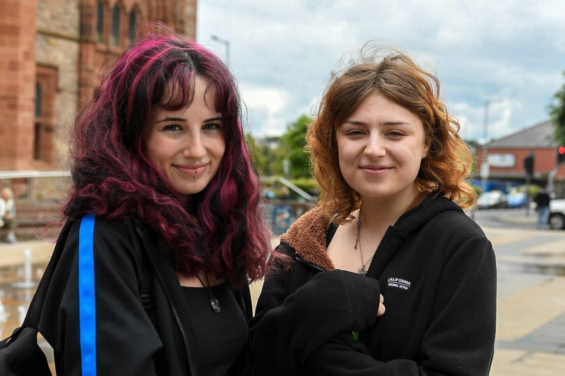 Sinead and Imogen summarised the Conservative rule as a “trainwreck” and  “infuriating.”Doubtful of Labour leadership, Imogen said: “None of them are good, are they?”  Sinead said: “We will never win.”