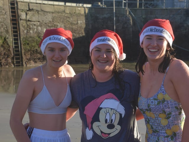 Malin Head St Stephen's Day Swim in aid of Malin Head Community Association Ltd and Ronald McDonald House. Pictures: Malin Head Community on Facebook:Malin Head St Stephen's Day Swim