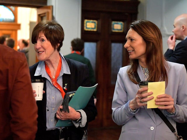 Party members at the SDLP annual Conference, held in St Columb’s Hall. Photo: George Sweeney. DER2312GS – 47