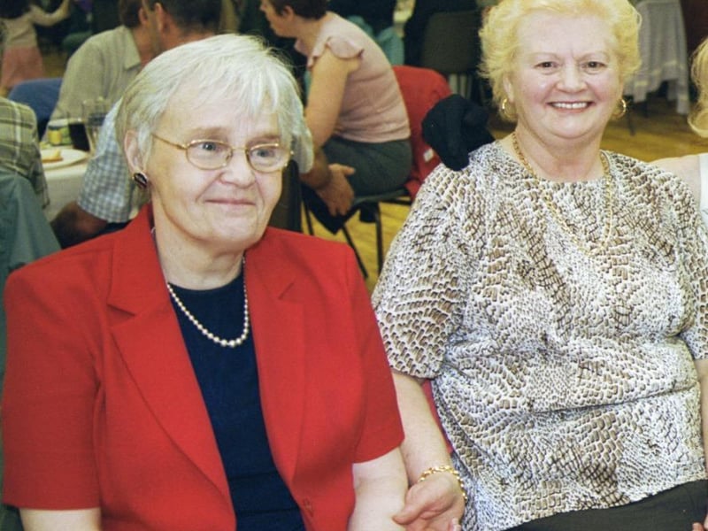 Mary Roddy and Shiela Bradley pictured at St Eugene's Parish Hall. 290503HG20