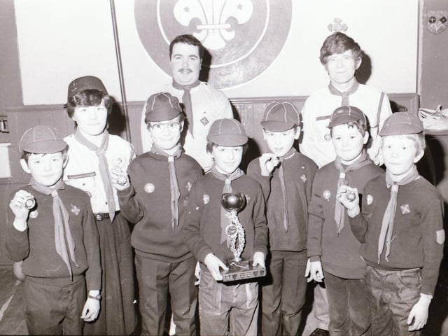 St Eugene's Cubs quiz team.