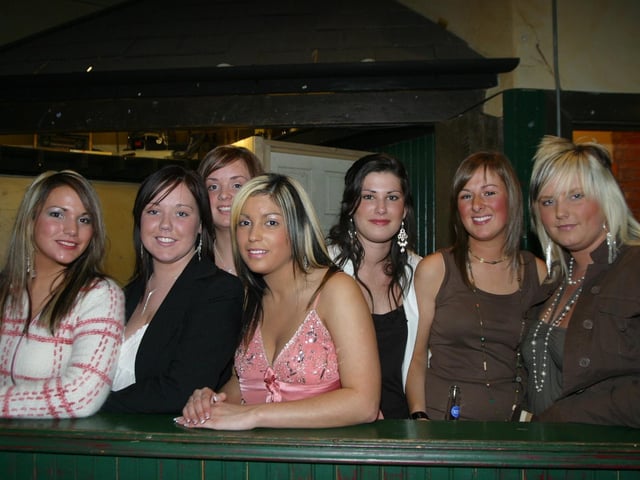 Dearbhla Lyttle with friends and family for her birthday.