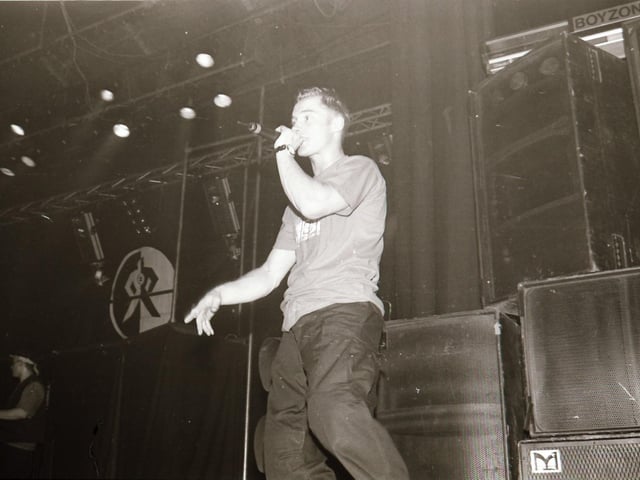 Boyzone performed at the Rialto Derry in July 1995.