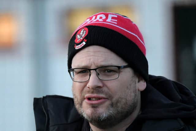 Derry Under 20 manager Hugh McGrath.  Photo: George Sweeney