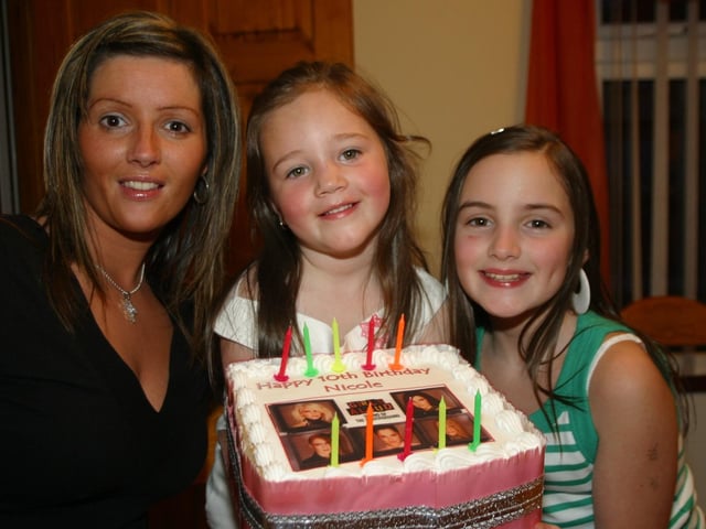 Party celebrations back in April 2004.