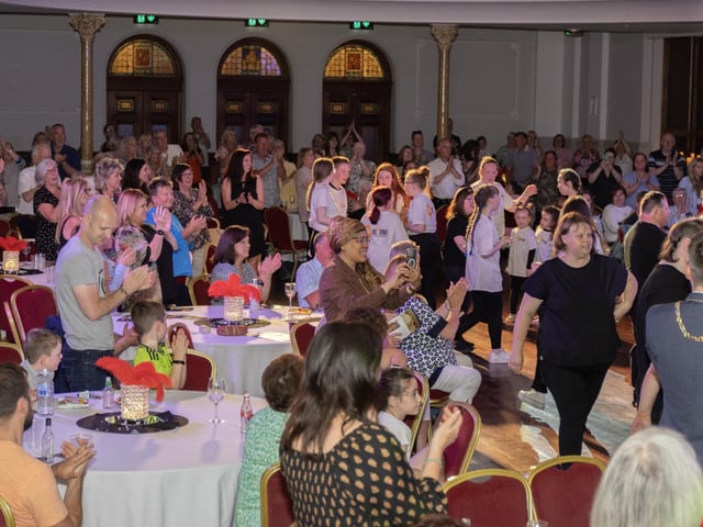 The acclaimed variety show performance was attended by family, friends and the community.