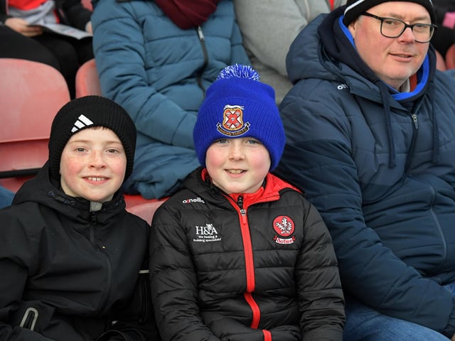 Fans in Celtic Park on Saturday for Derry’s game against Dublin. Photo: George Sweeney