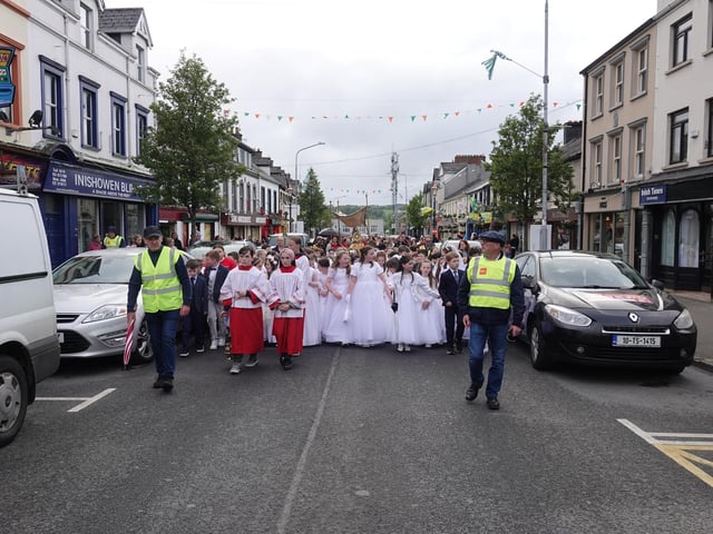 Corpus Christi Procession in Buncrana.