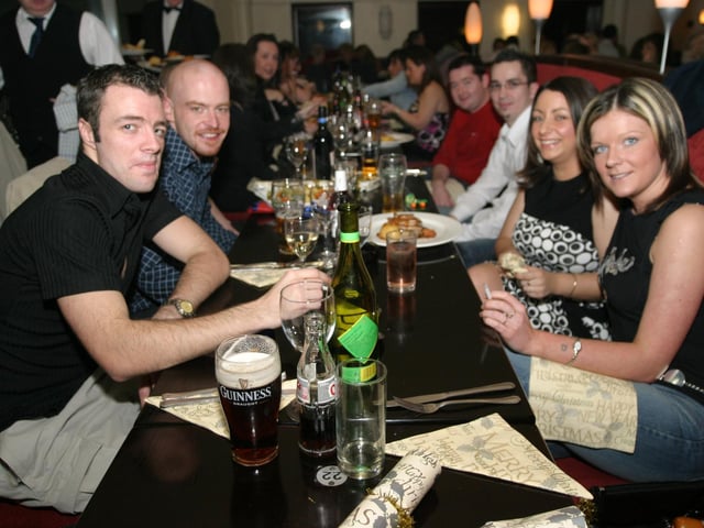 Derry Christmas parties 20 years ago in December 2003