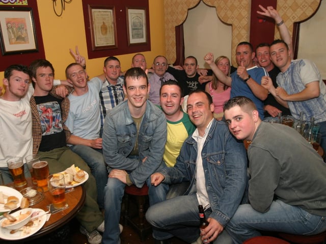 Party celebrations back in June 2004.
