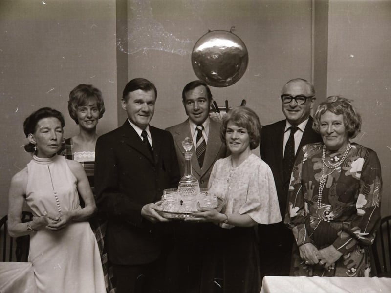 Silver Jubilee presentation to Joseph McIvor, Fingal Factory.